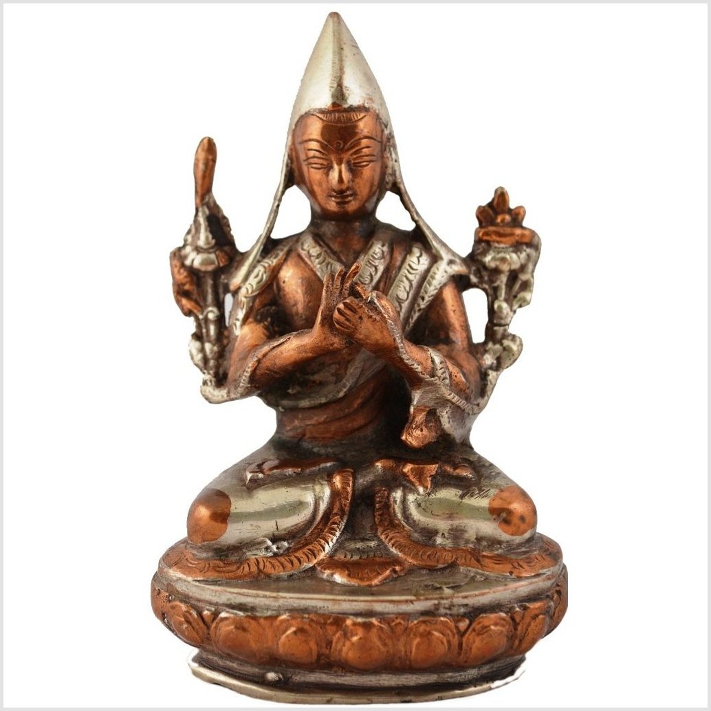 Brass Deity - dispelling fear-1. Asian & Chinese Furniture, Art, Antiques, Vintage Home Décor for sale at FEA Home