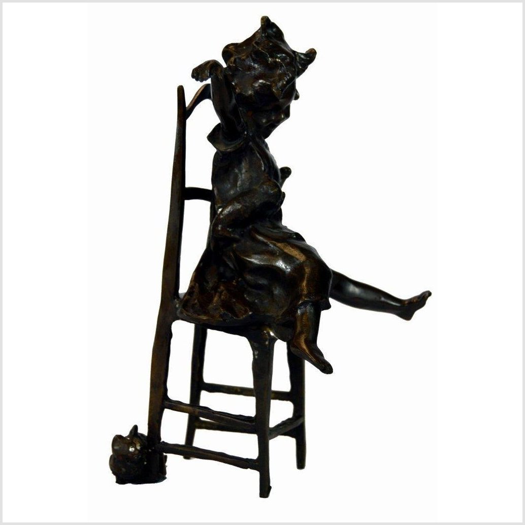 Bronze Doll-4. Asian &amp; Chinese Furniture, Art, Antiques, Vintage Home Décor for sale at FEA Home