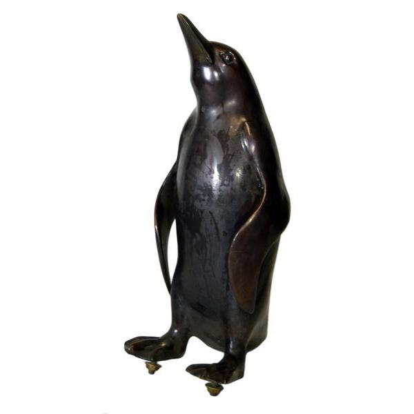 Bronze Penguin Sculpture-2. Asian & Chinese Furniture, Art, Antiques, Vintage Home Décor for sale at FEA Home