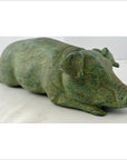 Bronze Pig-1. Asian & Chinese Furniture, Art, Antiques, Vintage Home Décor for sale at FEA Home