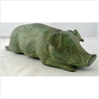 Bronze Pig-YN1615-1. Asian & Chinese Furniture, Art, Antiques, Vintage Home Décor for sale at FEA Home