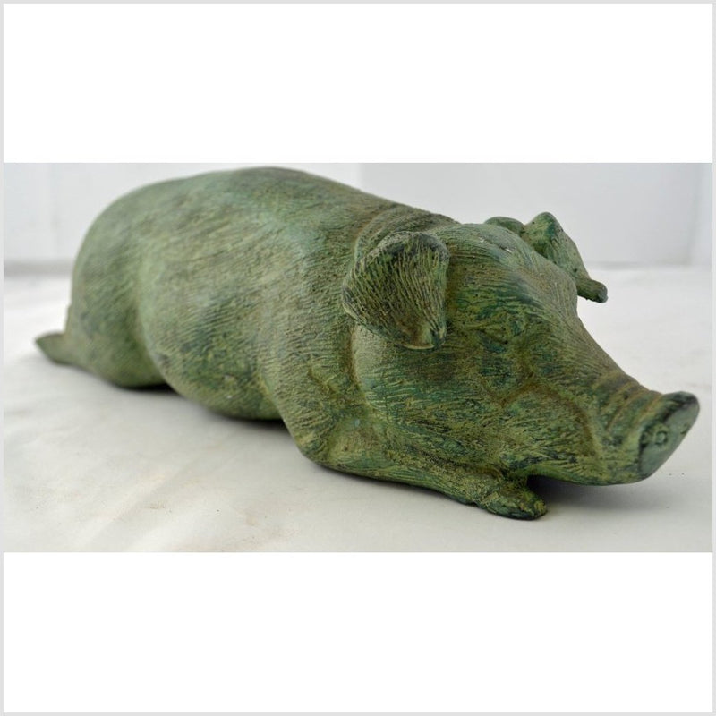 Bronze Pig- Asian Antiques, Vintage Home Decor & Chinese Furniture - FEA Home