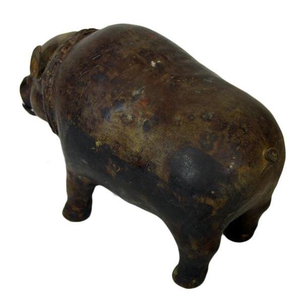 Bronze Pig Sculpture-6. Asian &amp; Chinese Furniture, Art, Antiques, Vintage Home Décor for sale at FEA Home