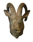 Bronze Rams Head-4. Asian & Chinese Furniture, Art, Antiques, Vintage Home Décor for sale at FEA Home