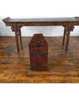 Burmese 19th Century Hand-Carved and Painted Wooden Puppet Show Sign-15. Asian & Chinese Furniture, Art, Antiques, Vintage Home Décor for sale at FEA Home