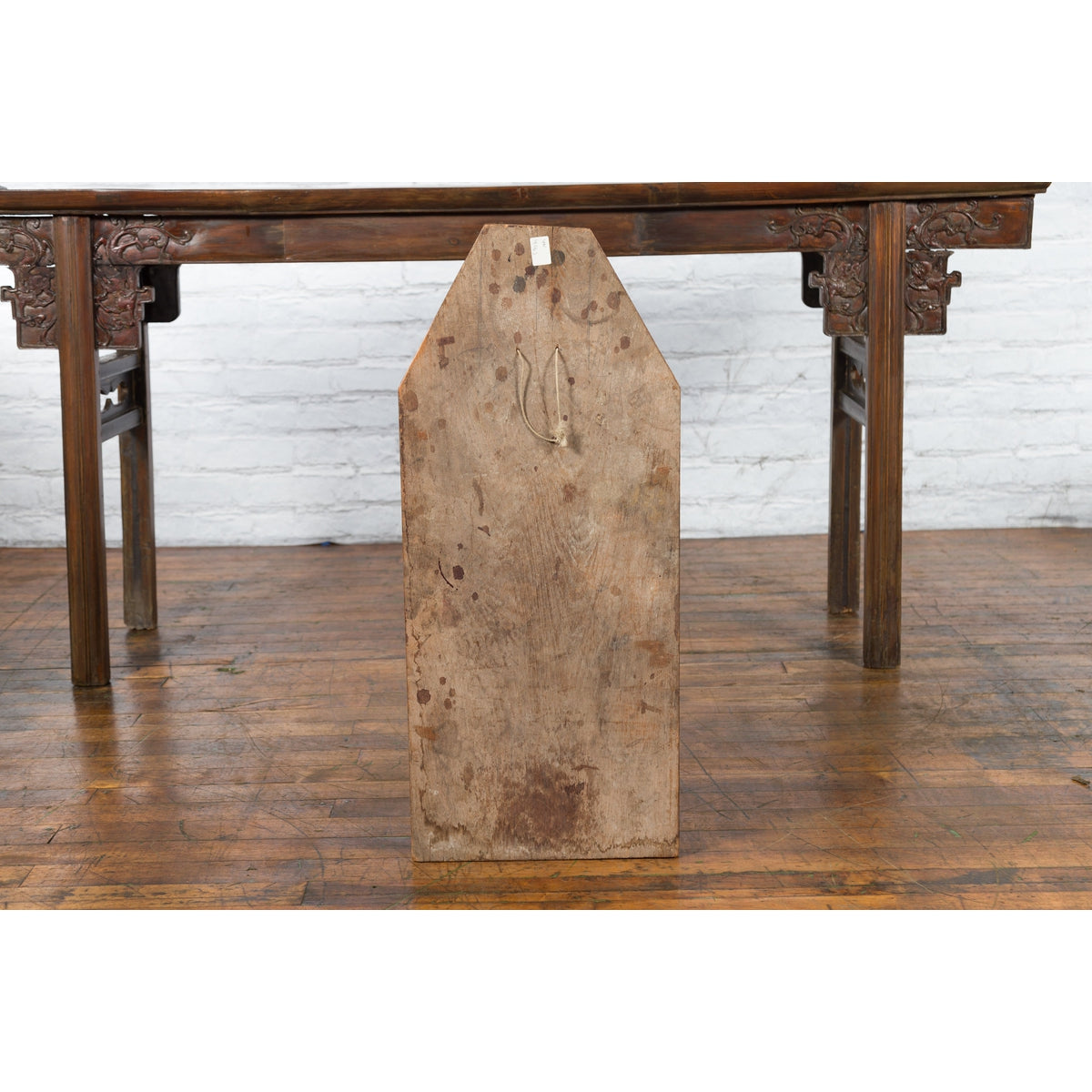 Burmese 19th Century Hand-Carved and Painted Wooden Puppet Show Sign-17. Asian &amp; Chinese Furniture, Art, Antiques, Vintage Home Décor for sale at FEA Home
