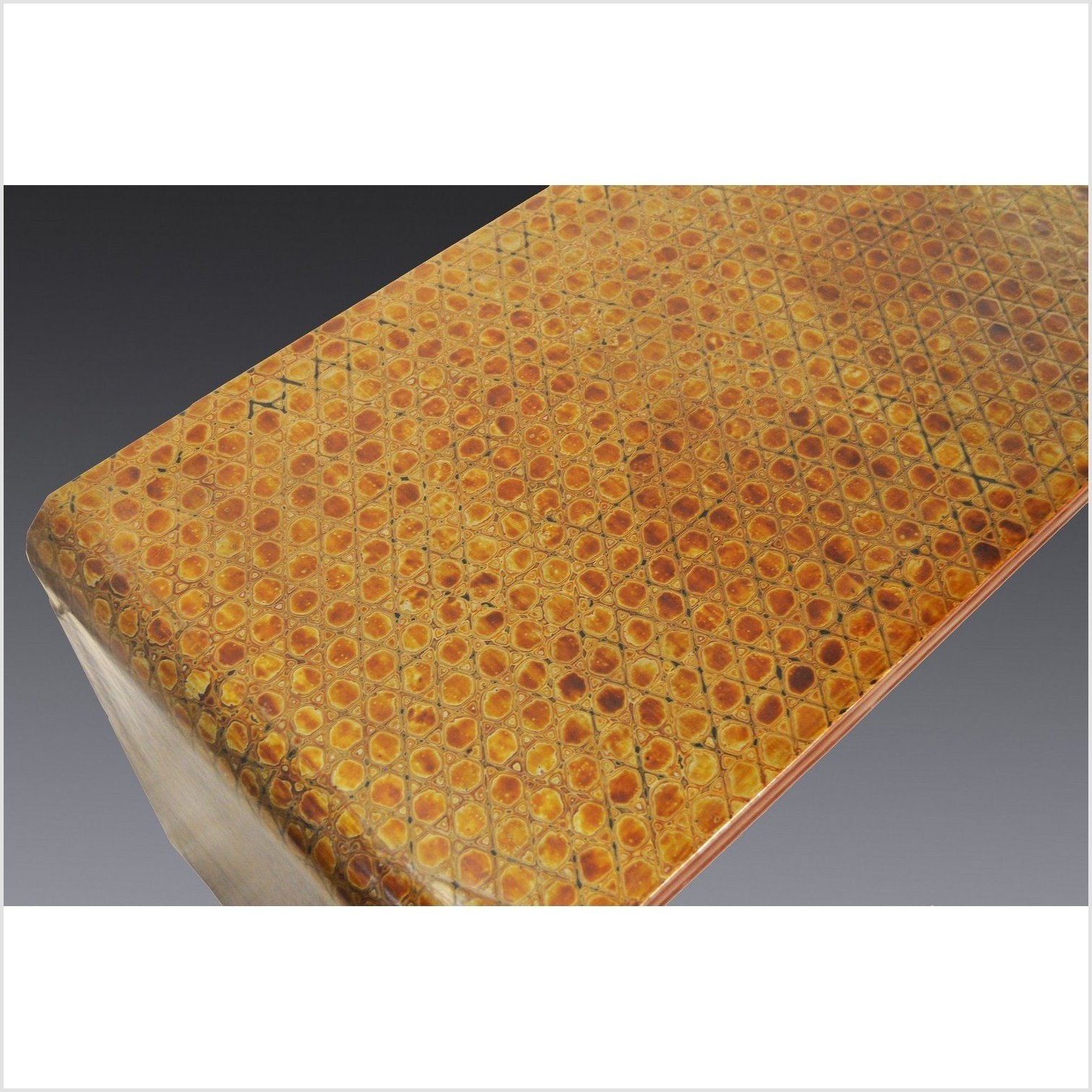 Burmese Negora Lacquer Waterfall Coffee Table-2. Asian & Chinese Furniture, Art, Antiques, Vintage Home Décor for sale at FEA Home