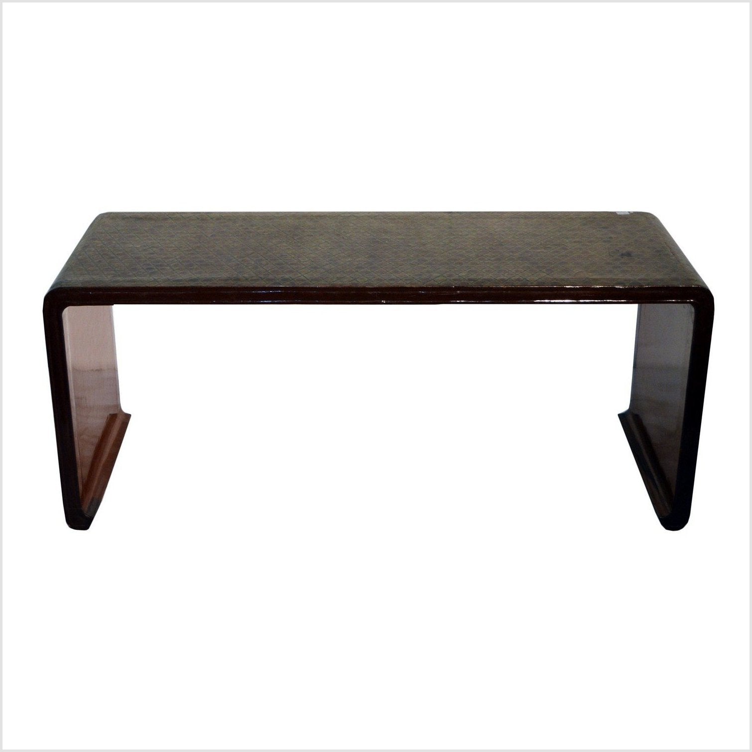 Burmese Negora Lacquer Waterfall Coffee Table-1. Asian & Chinese Furniture, Art, Antiques, Vintage Home Décor for sale at FEA Home