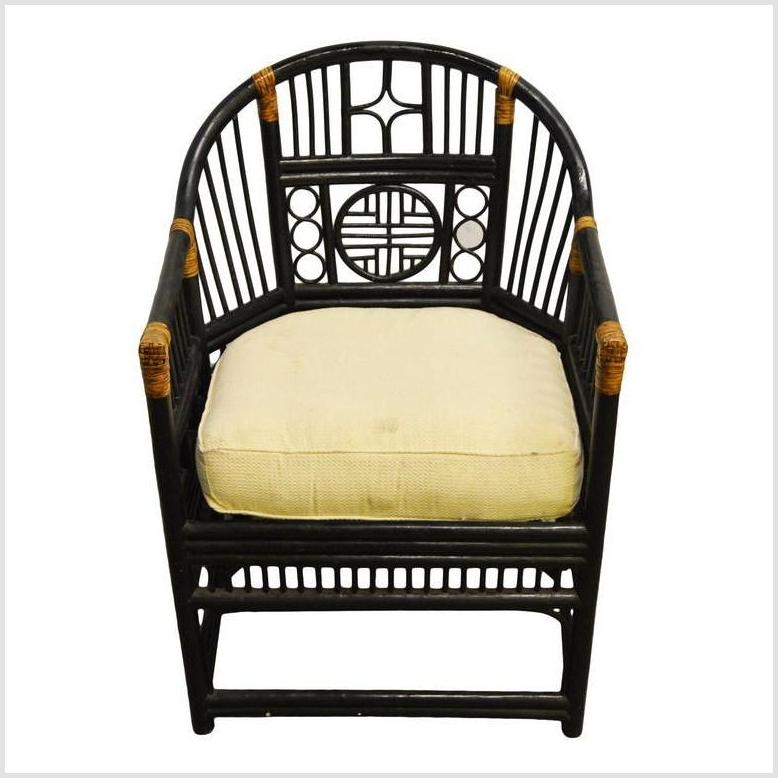 Burmese Rattan Side Chair-YN4052-2. Asian & Chinese Furniture, Art, Antiques, Vintage Home Décor for sale at FEA Home