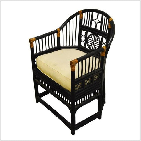 Burmese Rattan Side Chair-YN4052-3. Asian & Chinese Furniture, Art, Antiques, Vintage Home Décor for sale at FEA Home