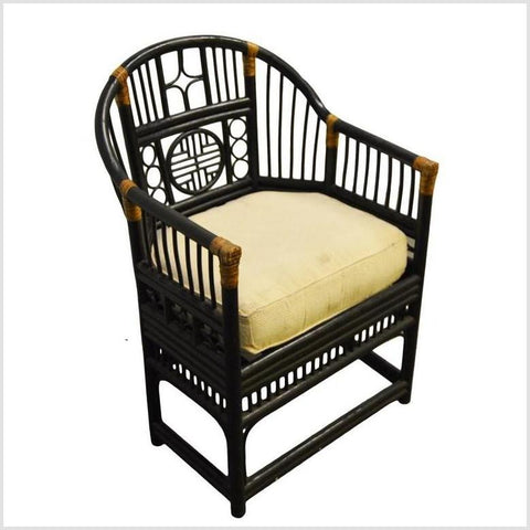 Burmese Rattan Side Chair-YN4052-4. Asian & Chinese Furniture, Art, Antiques, Vintage Home Décor for sale at FEA Home
