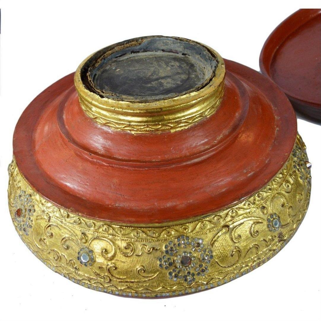 Burmese Offering Bowl-7. Asian &amp; Chinese Furniture, Art, Antiques, Vintage Home Décor for sale at FEA Home