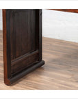 Burmese Vintage Waterfall Console Table with Scrolling Feet and Dark Patina-17. Asian & Chinese Furniture, Art, Antiques, Vintage Home Décor for sale at FEA Home