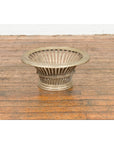 Cast Bronze Venetian Style Decorative Bowl with Light Patina and Reed Motifs-9. Asian & Chinese Furniture, Art, Antiques, Vintage Home Décor for sale at FEA Home