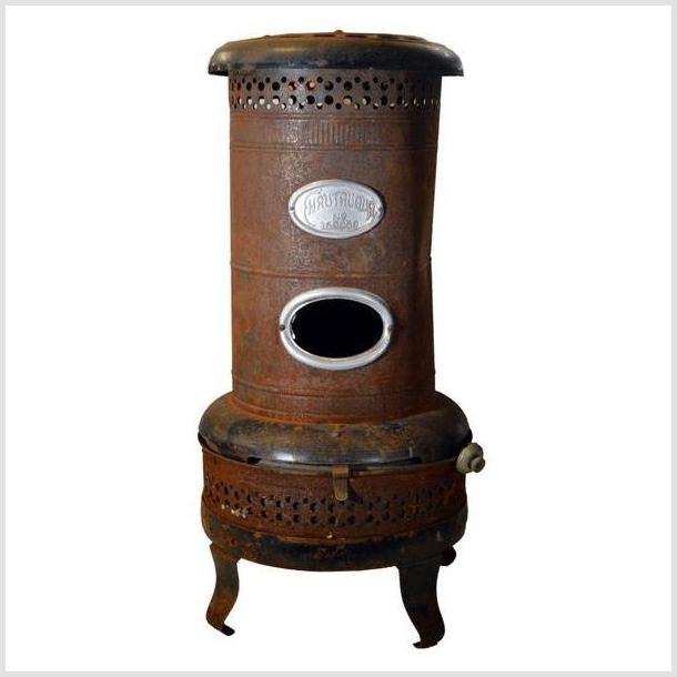 Chautauqua Oil / Kerosene Metal Stove-5. Asian &amp; Chinese Furniture, Art, Antiques, Vintage Home Décor for sale at FEA Home