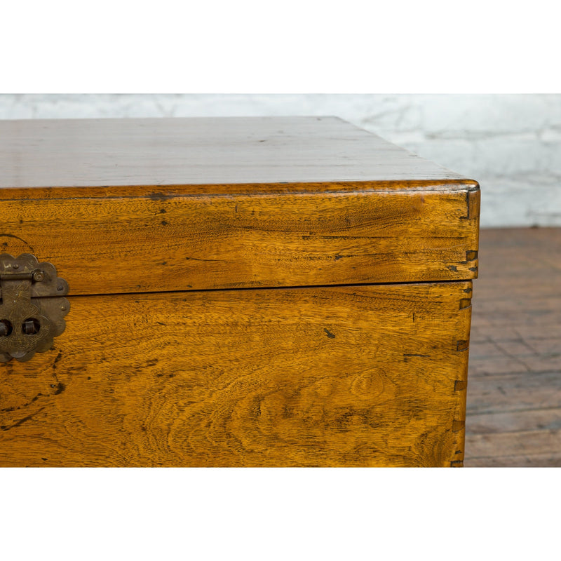 Yellow sale blanket box