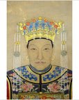 Chinese Ancestor Painting on Linen Canvas-3. Asian & Chinese Furniture, Art, Antiques, Vintage Home Décor for sale at FEA Home