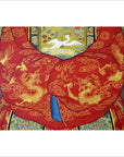 Chinese Ancestor Painting on Linen Canvas-5. Asian & Chinese Furniture, Art, Antiques, Vintage Home Décor for sale at FEA Home