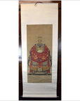 Chinese Ancestor Painting on Linen Canvas-1. Asian & Chinese Furniture, Art, Antiques, Vintage Home Décor for sale at FEA Home
