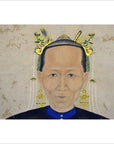 Chinese Ancestors Painting on Linen Canvas-6. Asian & Chinese Furniture, Art, Antiques, Vintage Home Décor for sale at FEA Home
