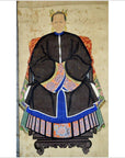 Chinese Ancestors Painting on Linen Canvas-7. Asian & Chinese Furniture, Art, Antiques, Vintage Home Décor for sale at FEA Home