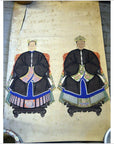 Chinese Ancestors Painting on Linen Canvas-9. Asian & Chinese Furniture, Art, Antiques, Vintage Home Décor for sale at FEA Home