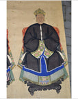 Chinese Ancestors Painting on Linen Canvas-1. Asian & Chinese Furniture, Art, Antiques, Vintage Home Décor for sale at FEA Home