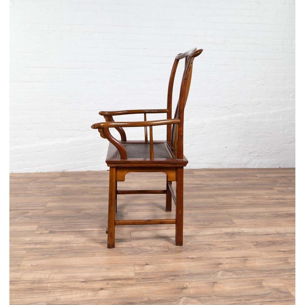 Chinese Ming Style Scholar's Lamp Hanger Chair - Rattan-19. Asian &amp; Chinese Furniture, Art, Antiques, Vintage Home Décor for sale at FEA Home
