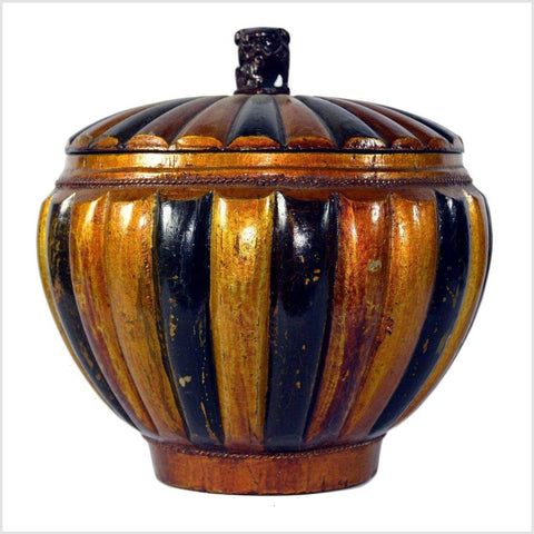 Chinese Bamboo Rice Basket-YNE514-1. Asian & Chinese Furniture, Art, Antiques, Vintage Home Décor for sale at FEA Home