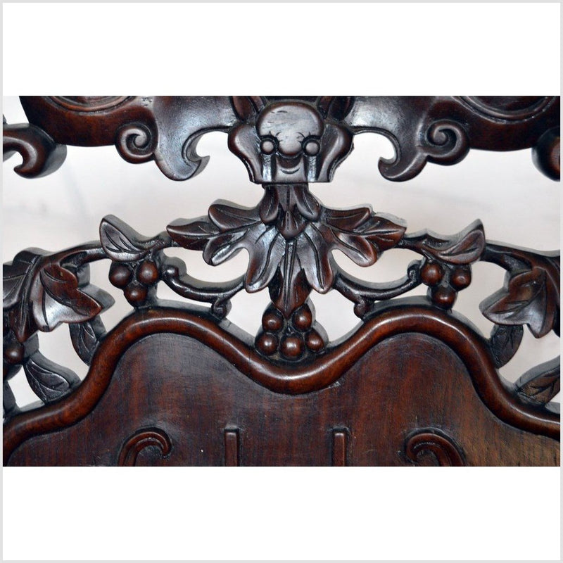 Chinese Carved Rosewood Chair-YN3876-5. Asian & Chinese Furniture, Art, Antiques, Vintage Home Décor for sale at FEA Home