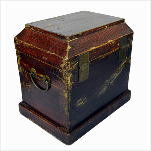 Chinese Coffin Shaped Money Box-YNE265-2. Asian & Chinese Furniture, Art, Antiques, Vintage Home Décor for sale at FEA Home