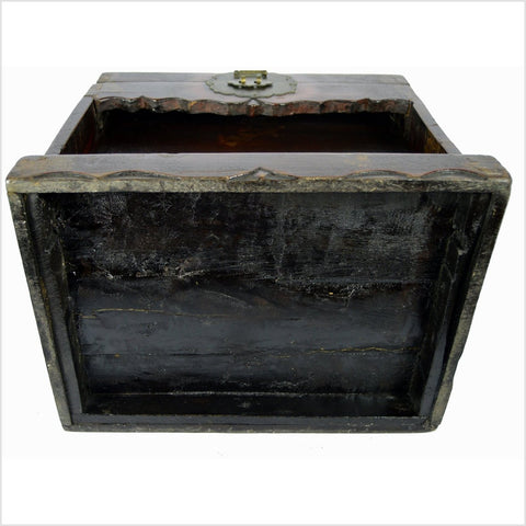 Chinese Coffin Shaped Money Box-YNE265-5. Asian & Chinese Furniture, Art, Antiques, Vintage Home Décor for sale at FEA Home
