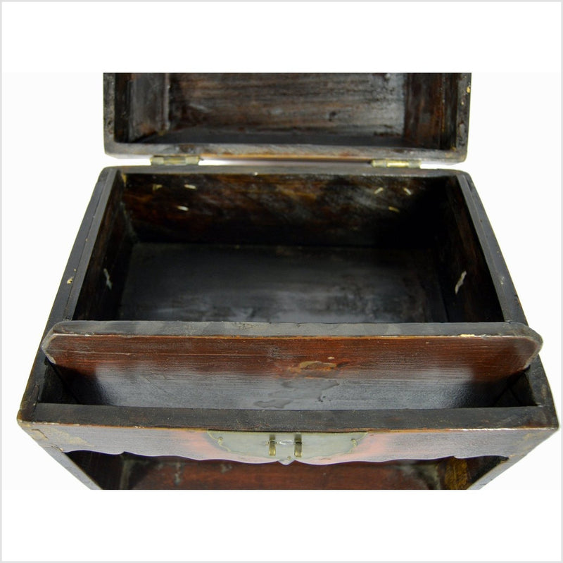 Chinese Coffin Shaped Money Box-YNE265-6. Asian & Chinese Furniture, Art, Antiques, Vintage Home Décor for sale at FEA Home