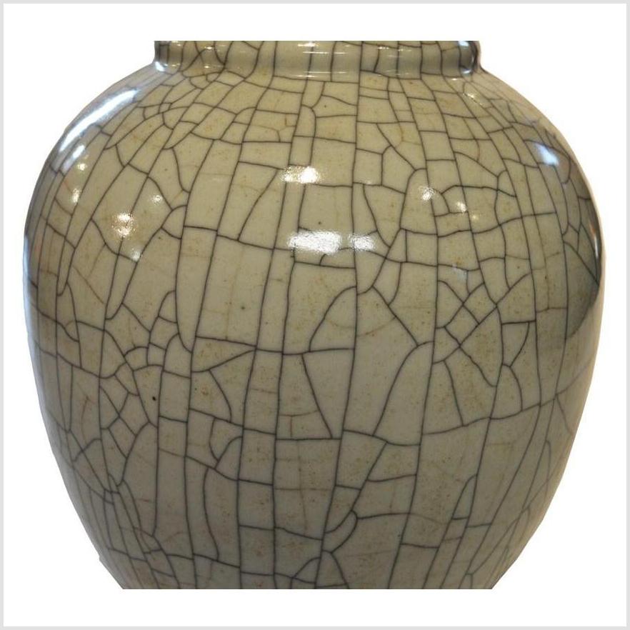 Chinese Crackle Celadon Vase-2. Asian & Chinese Furniture, Art, Antiques, Vintage Home Décor for sale at FEA Home