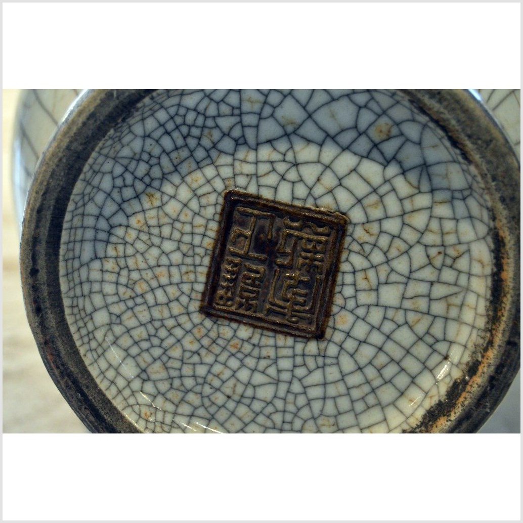 Chinese Crackle Celadon Vase-7. Asian &amp; Chinese Furniture, Art, Antiques, Vintage Home Décor for sale at FEA Home