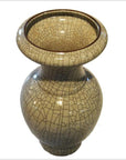 Chinese Crackle Celadon Vase-1. Asian & Chinese Furniture, Art, Antiques, Vintage Home Décor for sale at FEA Home