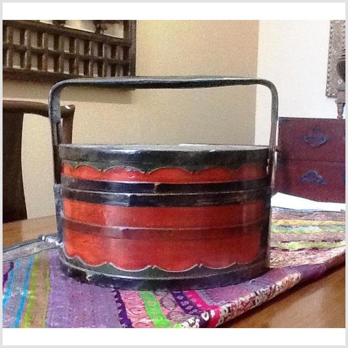 Chinese Food Basket-1. Asian & Chinese Furniture, Art, Antiques, Vintage Home Décor for sale at FEA Home