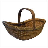 Chinese Grain Basket- Asian Antiques, Vintage Home Decor & Chinese Furniture - FEA Home