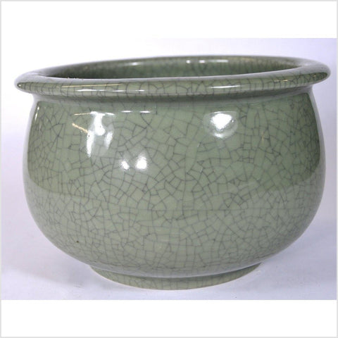 Chinese Green Celadon Bowl-YNEB688a-4. Asian & Chinese Furniture, Art, Antiques, Vintage Home Décor for sale at FEA Home