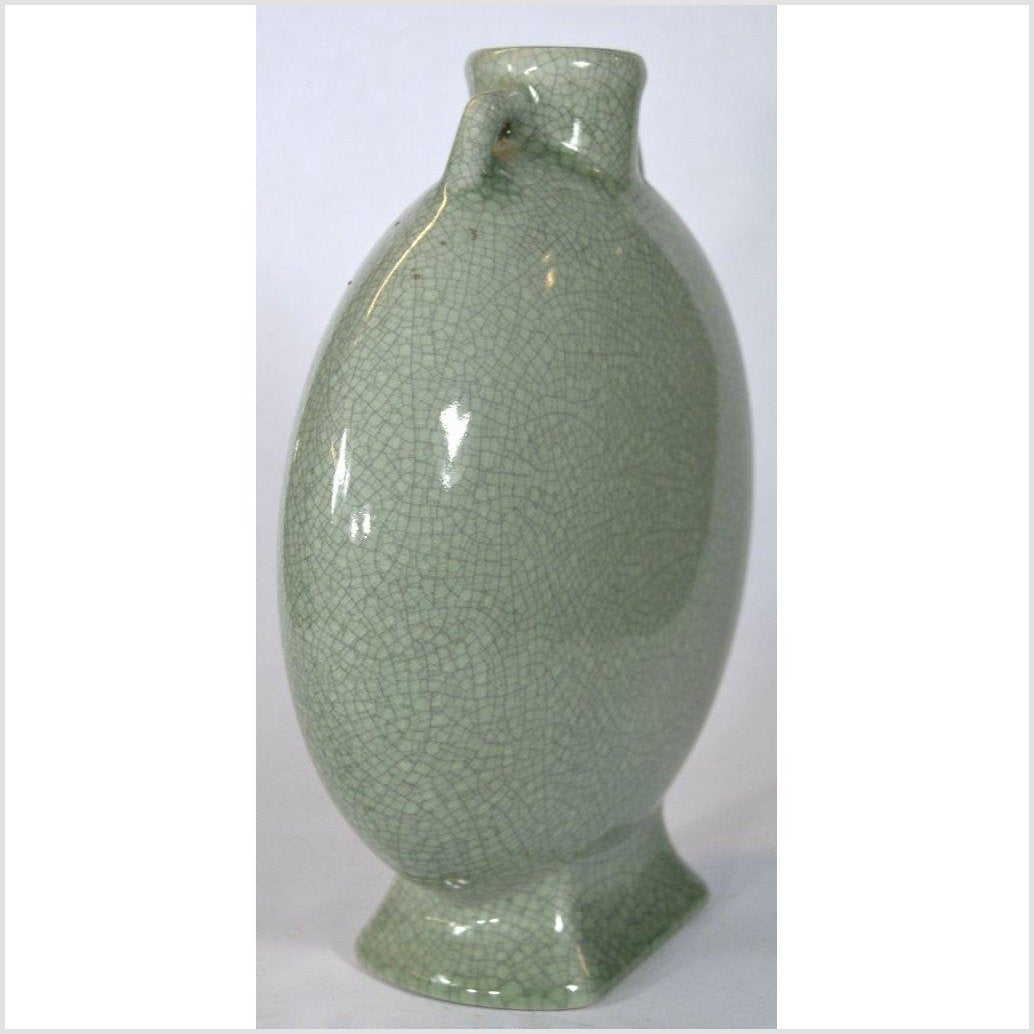Chinese Green Celadon Flask-2. Asian &amp; Chinese Furniture, Art, Antiques, Vintage Home Décor for sale at FEA Home