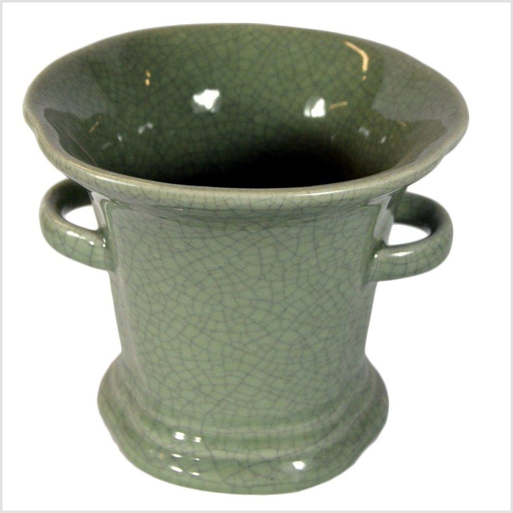 Chinese Green Celadon Planter-2. Asian & Chinese Furniture, Art, Antiques, Vintage Home Décor for sale at FEA Home