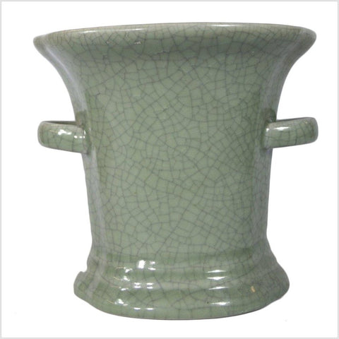 Chinese Green Celadon Planter- Asian Antiques, Vintage Home Decor & Chinese Furniture - FEA Home
