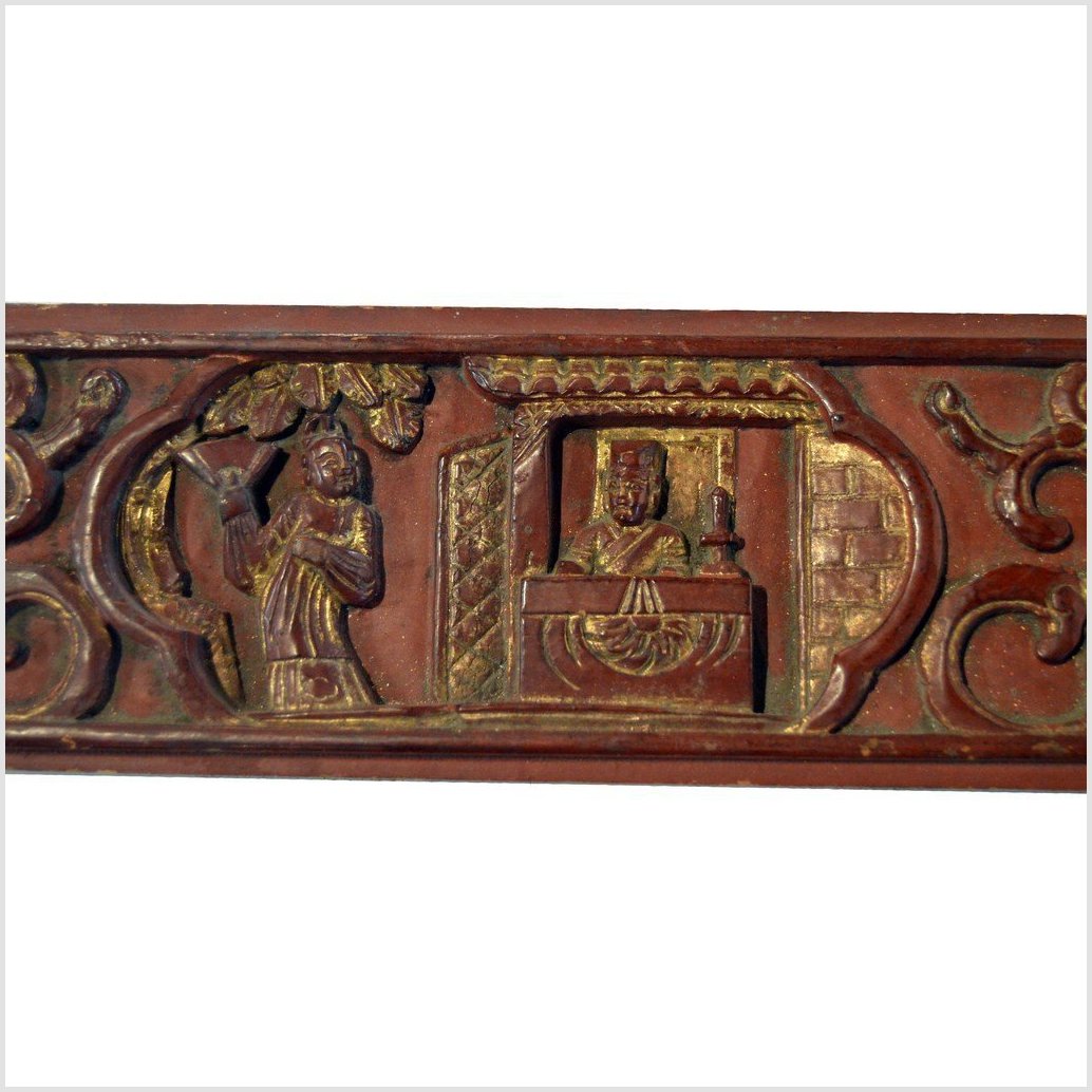 Chinese Hand Carved Wood Plaque-2. Asian & Chinese Furniture, Art, Antiques, Vintage Home Décor for sale at FEA Home