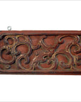 Chinese Hand Carved Wood Plaque-3. Asian & Chinese Furniture, Art, Antiques, Vintage Home Décor for sale at FEA Home