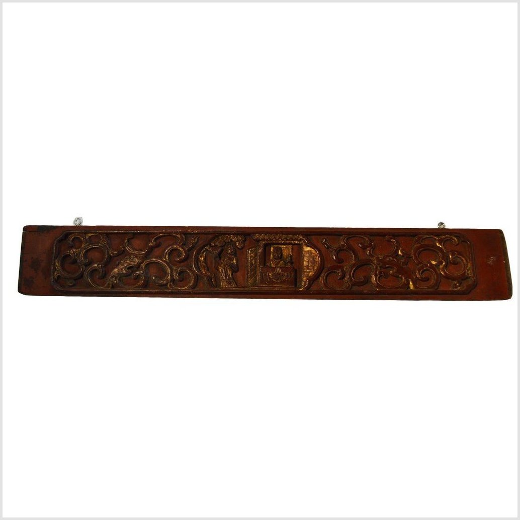 Chinese Hand Carved Wood Plaque-4. Asian &amp; Chinese Furniture, Art, Antiques, Vintage Home Décor for sale at FEA Home