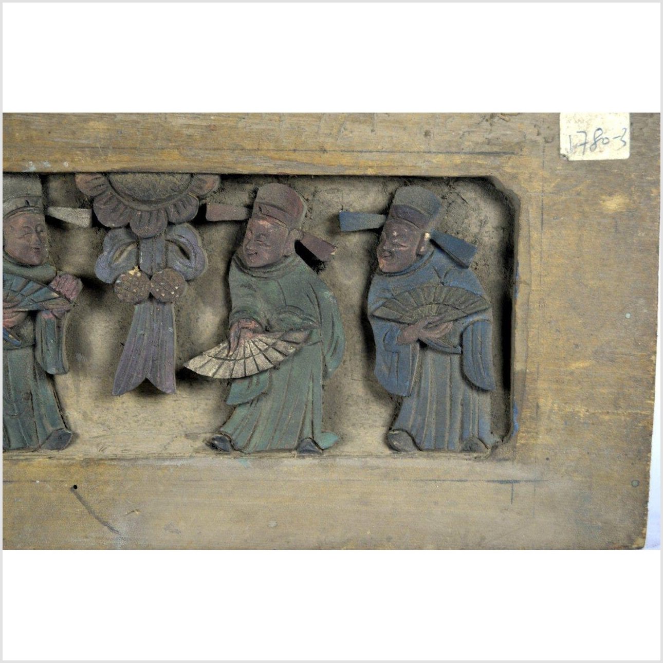 Chinese Hand Carved Wood Plaque-4. Asian &amp; Chinese Furniture, Art, Antiques, Vintage Home Décor for sale at FEA Home