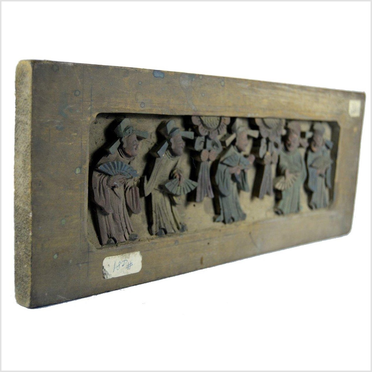 Chinese Hand Carved Wood Plaque-5. Asian &amp; Chinese Furniture, Art, Antiques, Vintage Home Décor for sale at FEA Home
