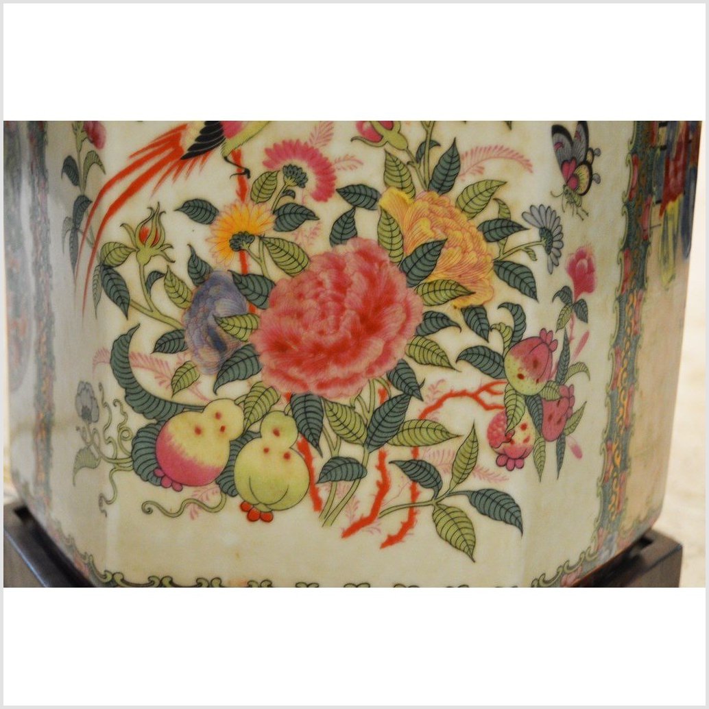 Chinese Hand Painted Lamp-10. Asian &amp; Chinese Furniture, Art, Antiques, Vintage Home Décor for sale at FEA Home