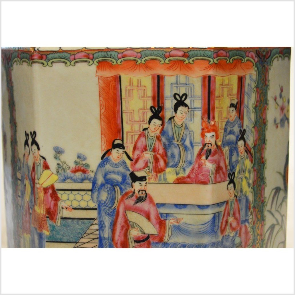 Chinese Hand Painted Lamp-5. Asian &amp; Chinese Furniture, Art, Antiques, Vintage Home Décor for sale at FEA Home