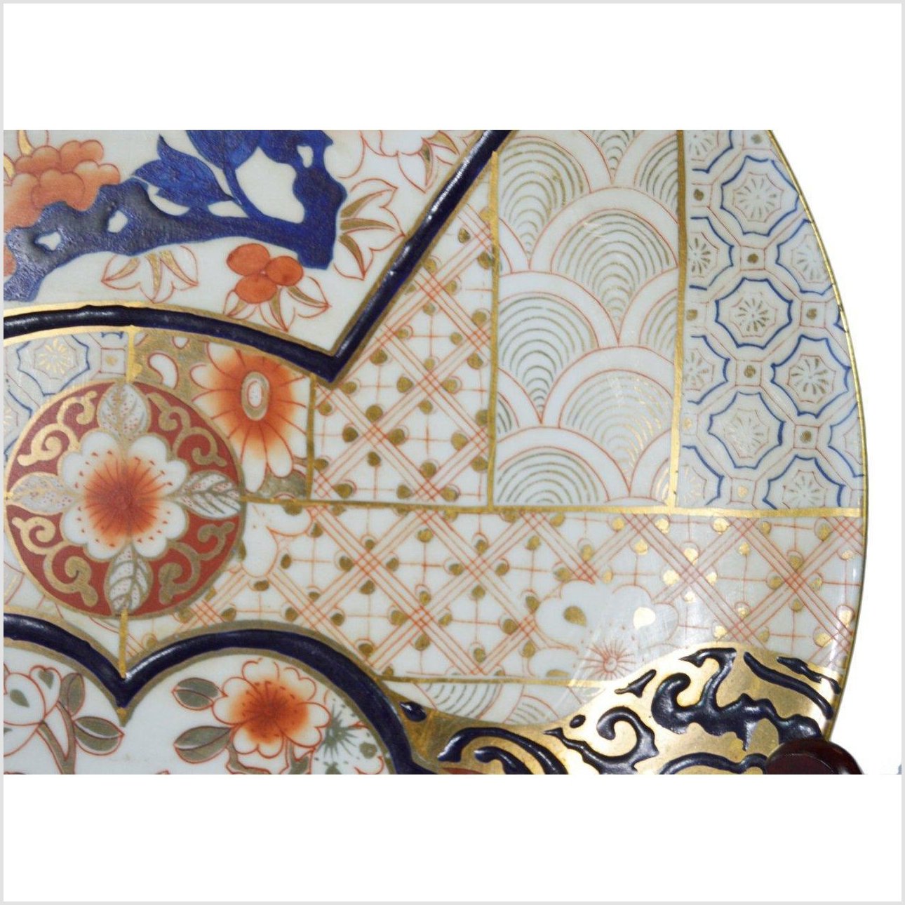 Chinese Hand Painted Plate-5. Asian &amp; Chinese Furniture, Art, Antiques, Vintage Home Décor for sale at FEA Home